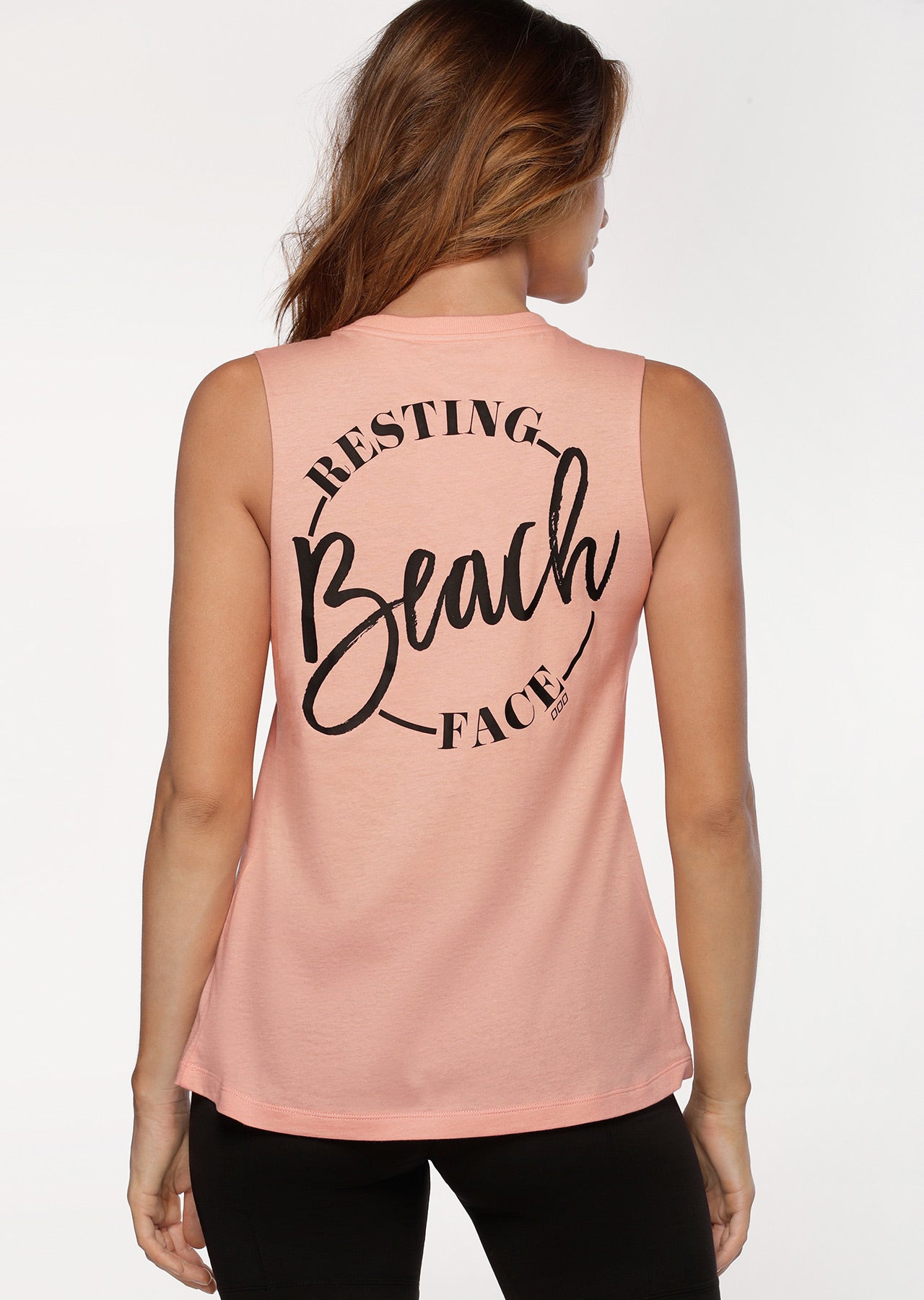 Lorna Jane Resting Beach Face Tank - Ballerina