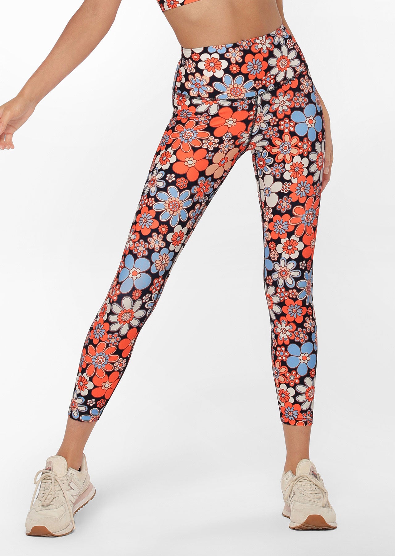 Lorna Jane Retro Revival Ankle Biter Leggings - Retro Revival Print