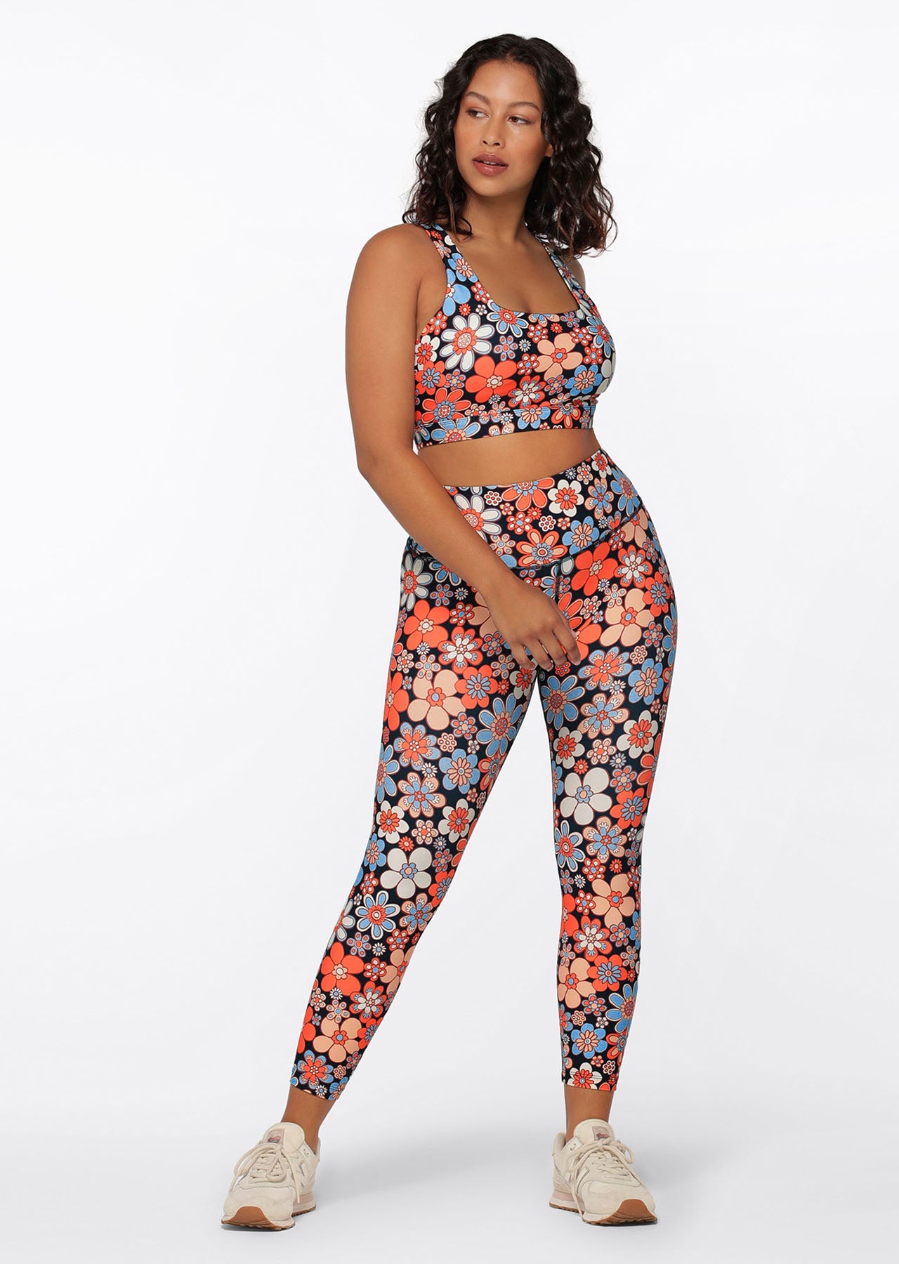 Lorna Jane Retro Revival Ankle Biter Leggings - Retro Revival Print