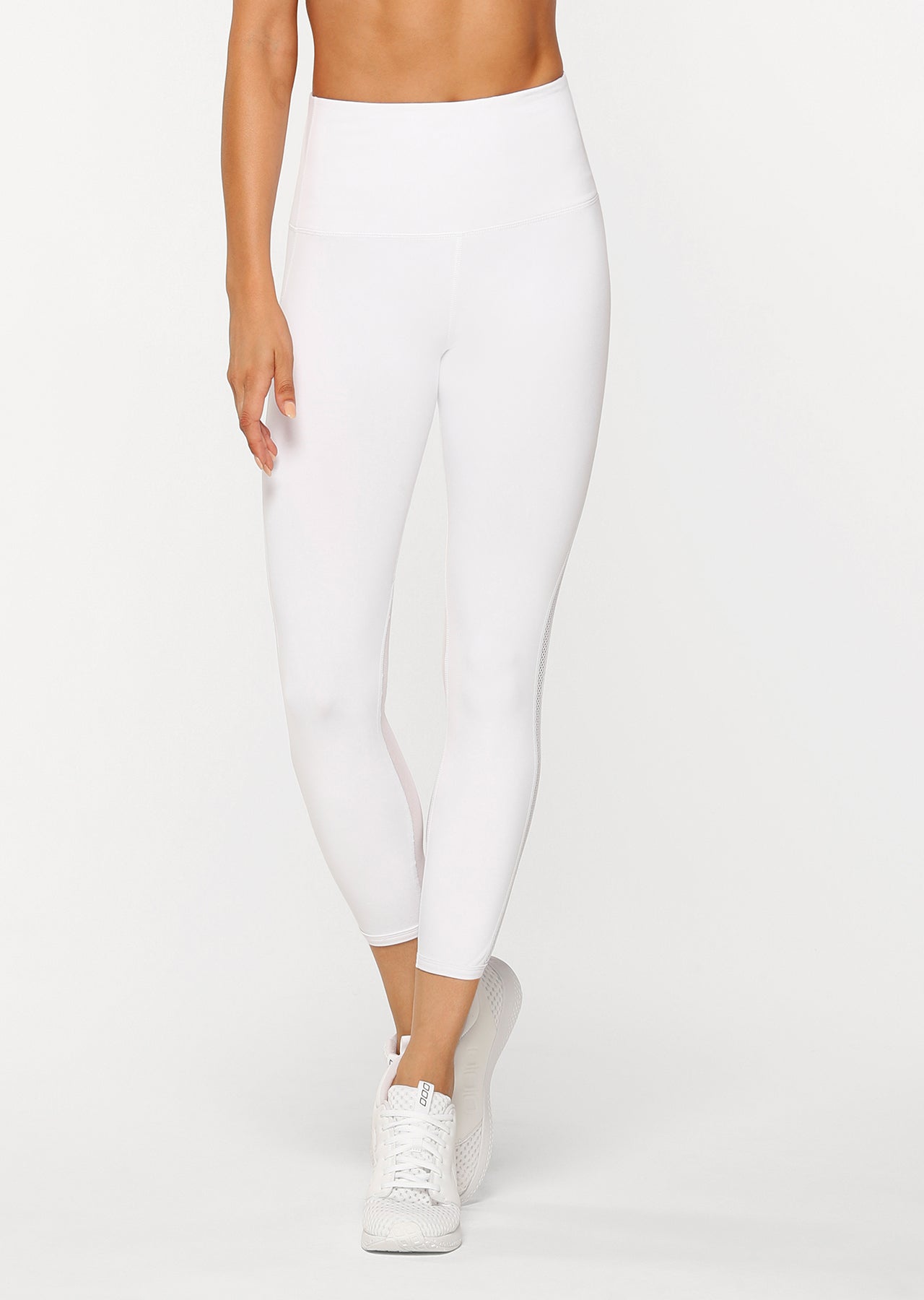 Lorna Jane Rhythm Booty Ankle Biter Tight - White