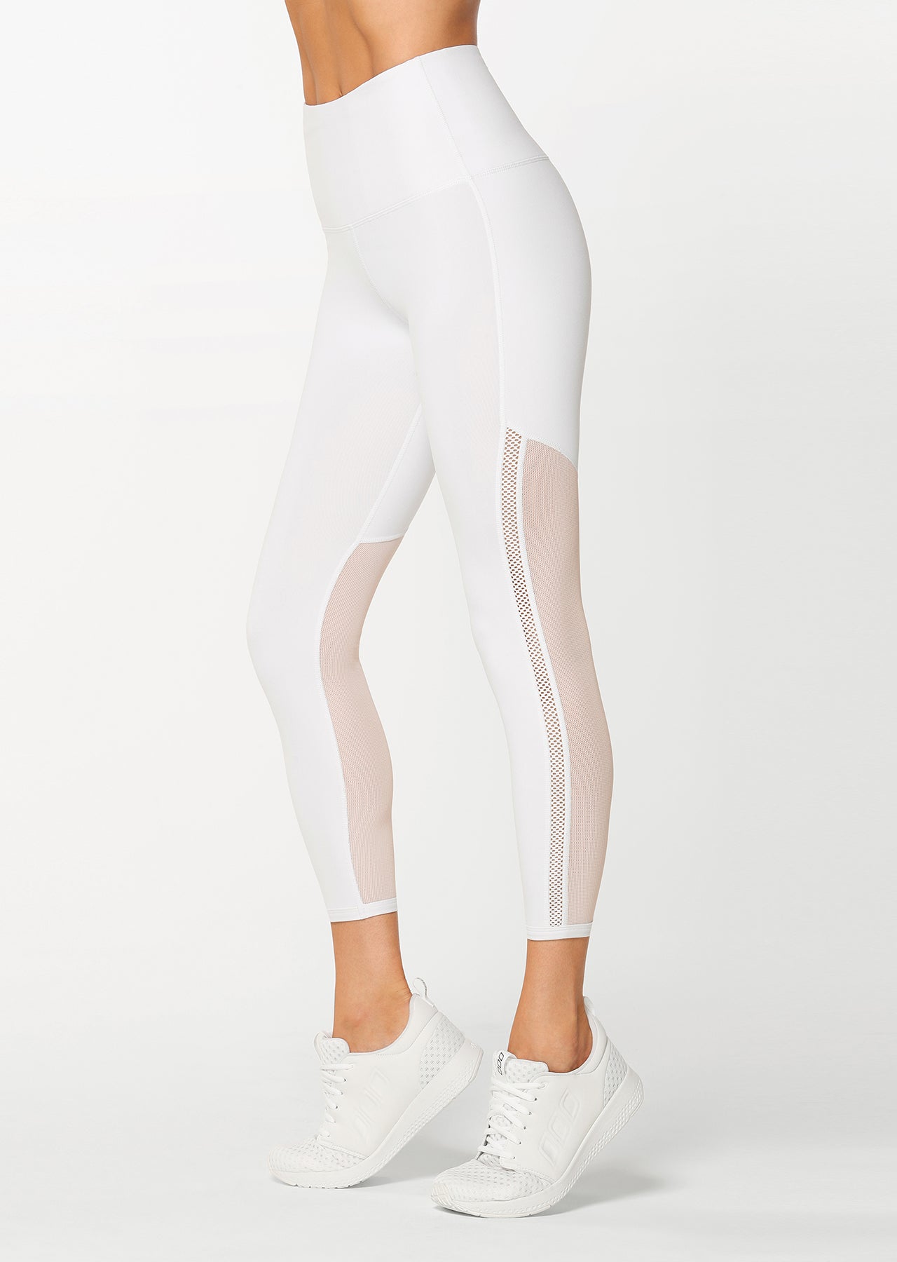 Lorna Jane Rhythm Booty Ankle Biter Tight - White