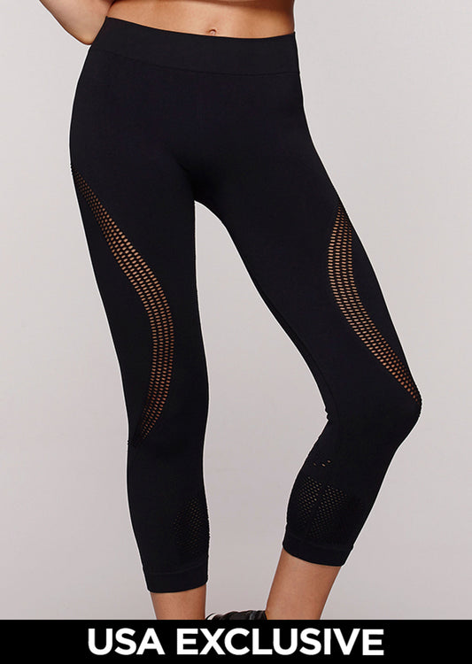 Lorna Jane Rio Seamless 7/8 Tight - Black