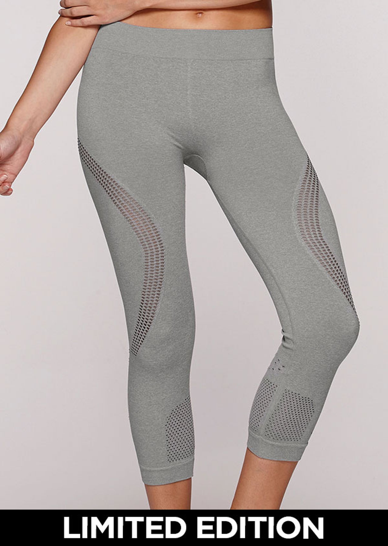 Lorna Jane Rio Seamless 7/8 Tight - Grey Marl