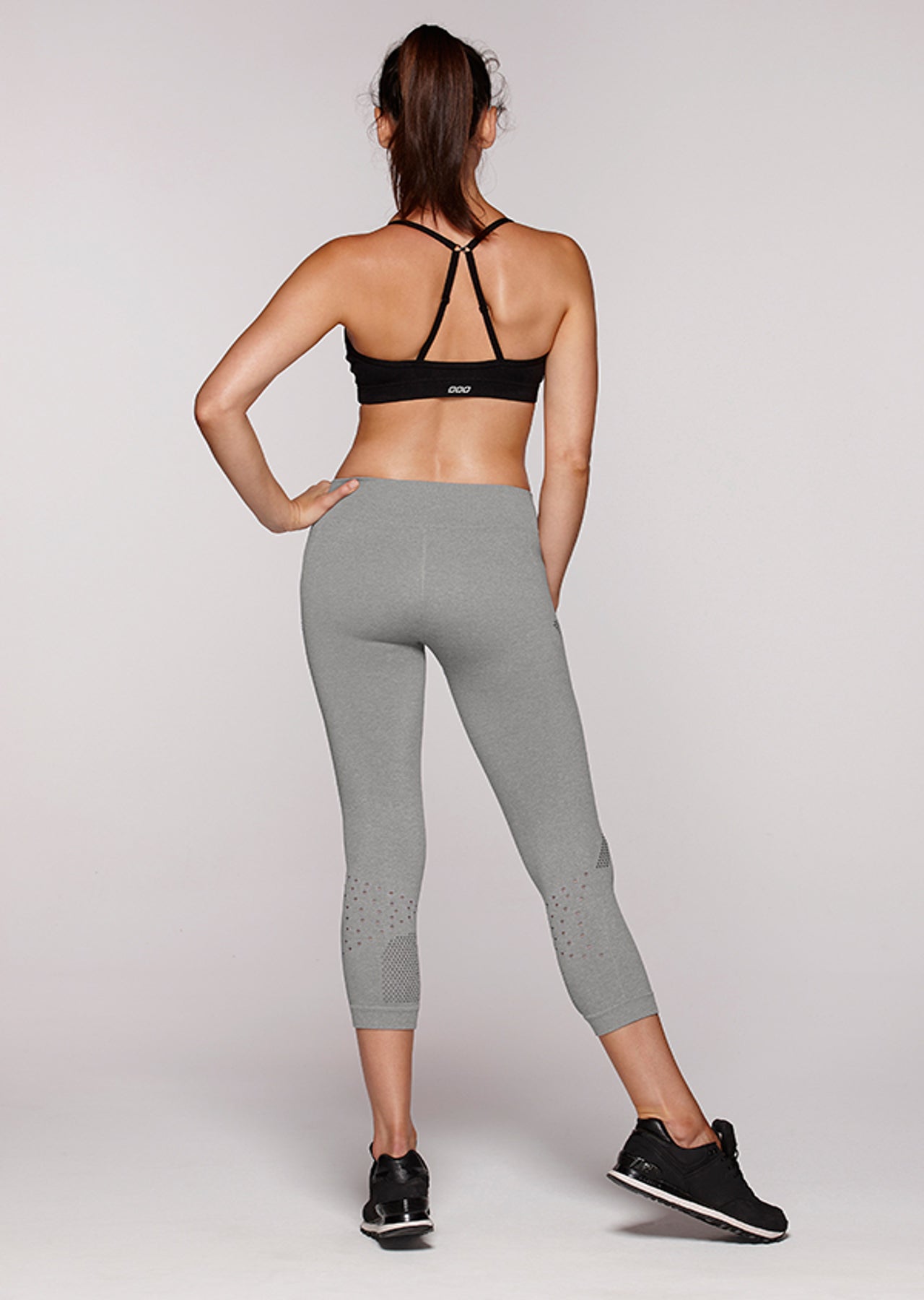 Lorna Jane Rio Seamless 7/8 Tight - Grey Marl