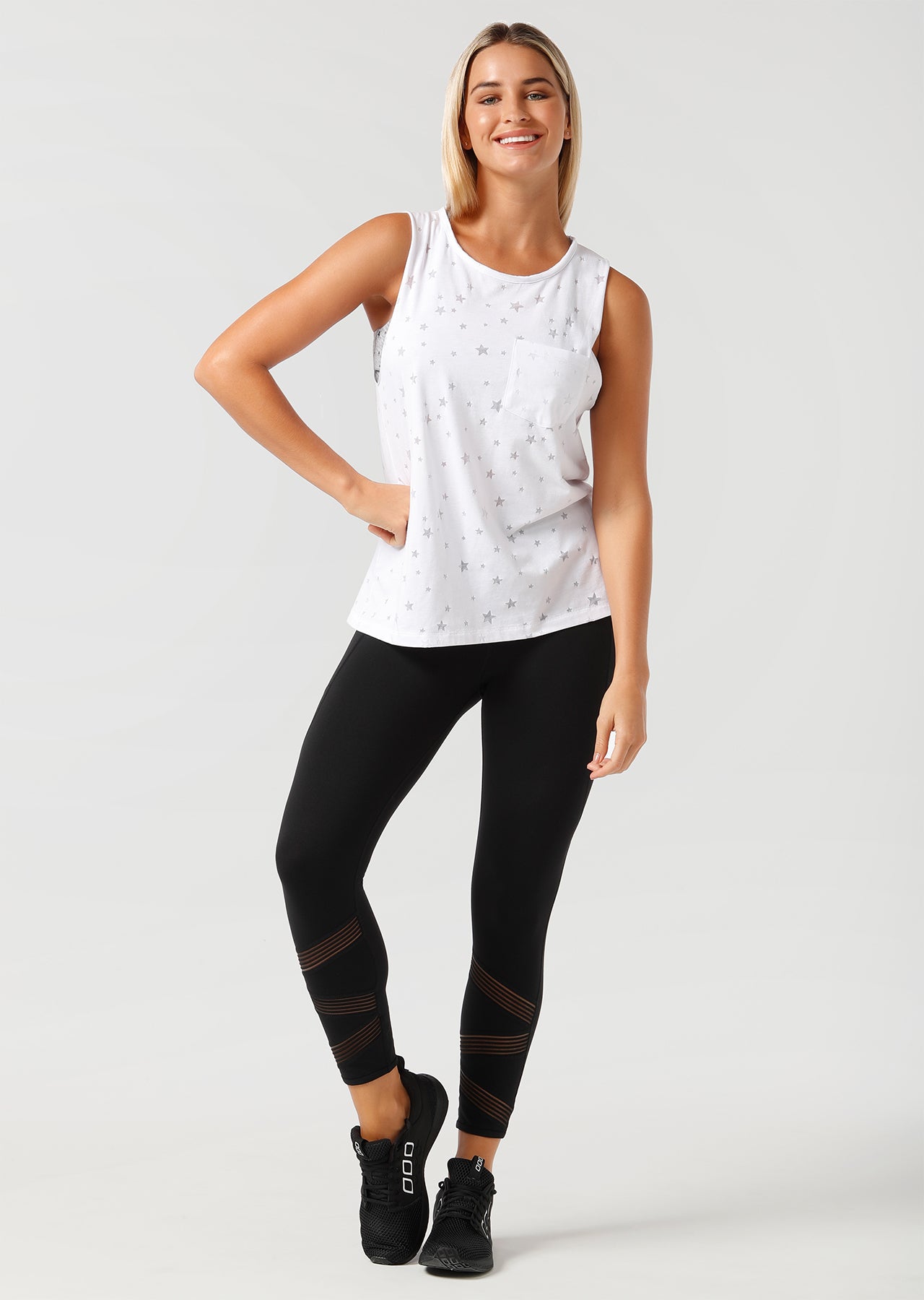 Lorna Jane Rocket Tank - White