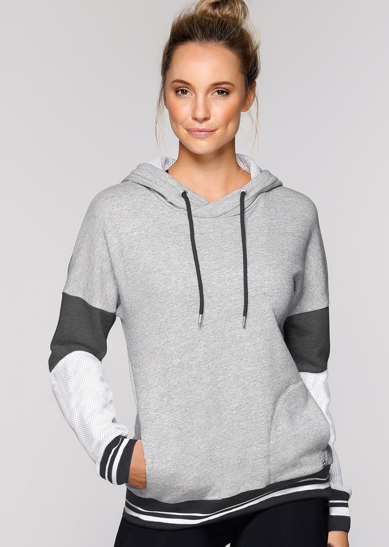 Lorna Jane Rory Hoodie - Grey Marl