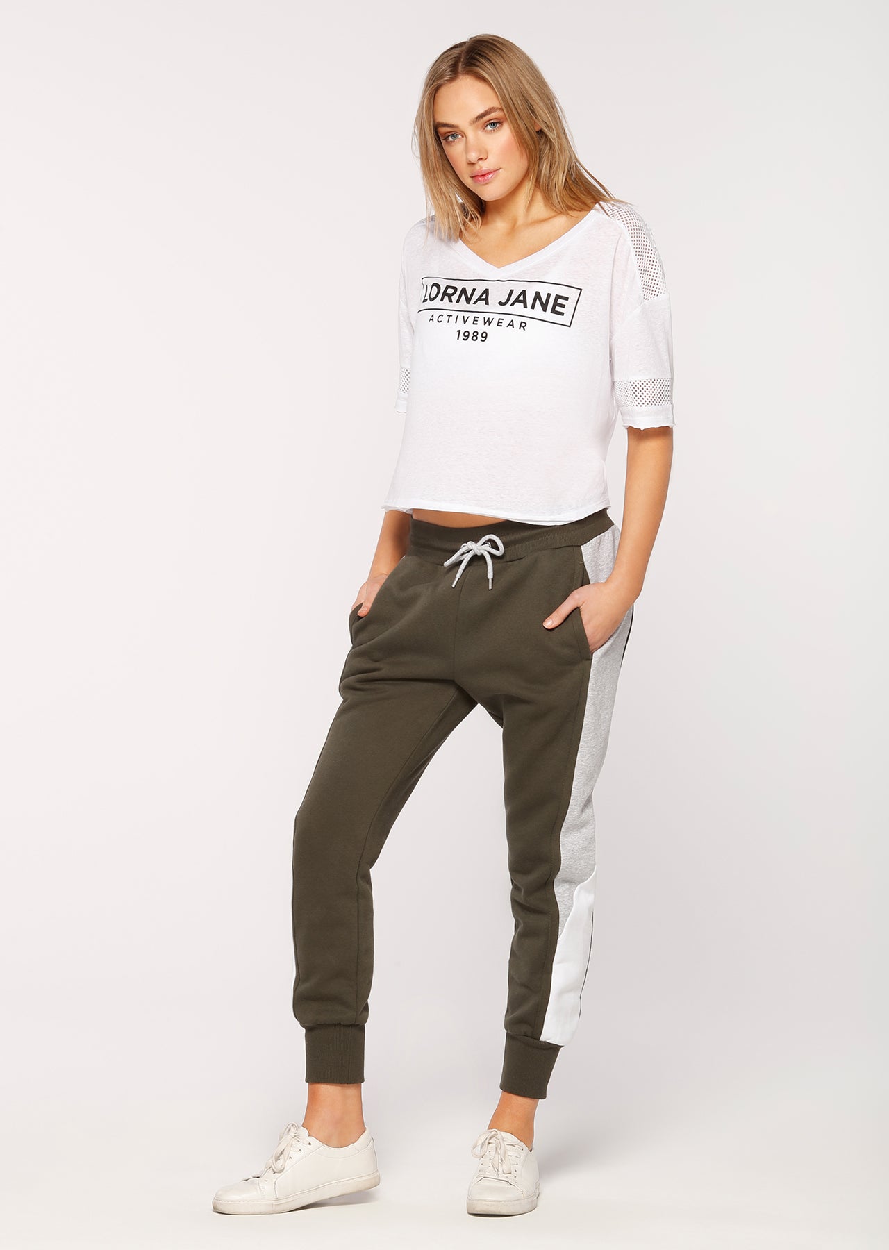 Lorna Jane Rory Trackpants - Dark Safari Mix