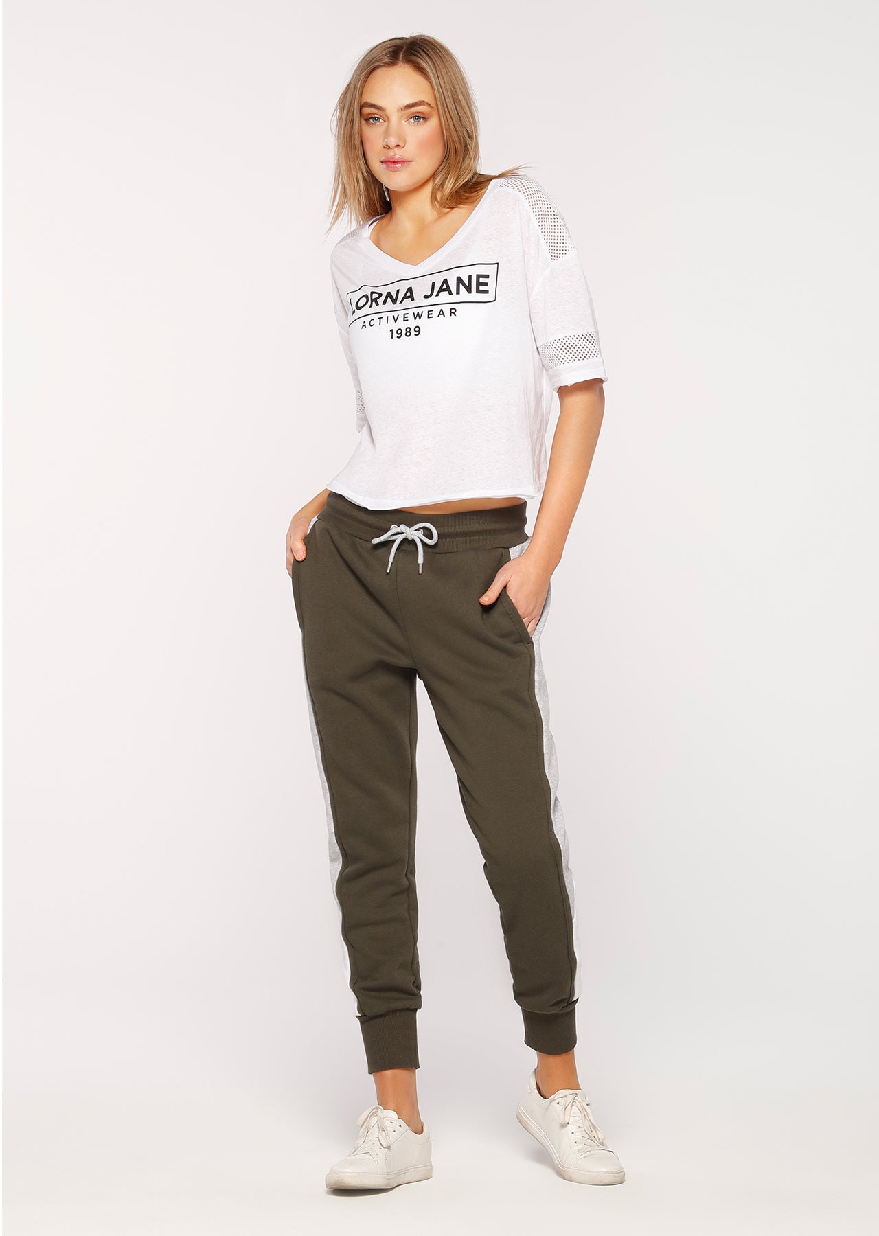 Lorna Jane Rory Trackpants - Dark Safari Mix
