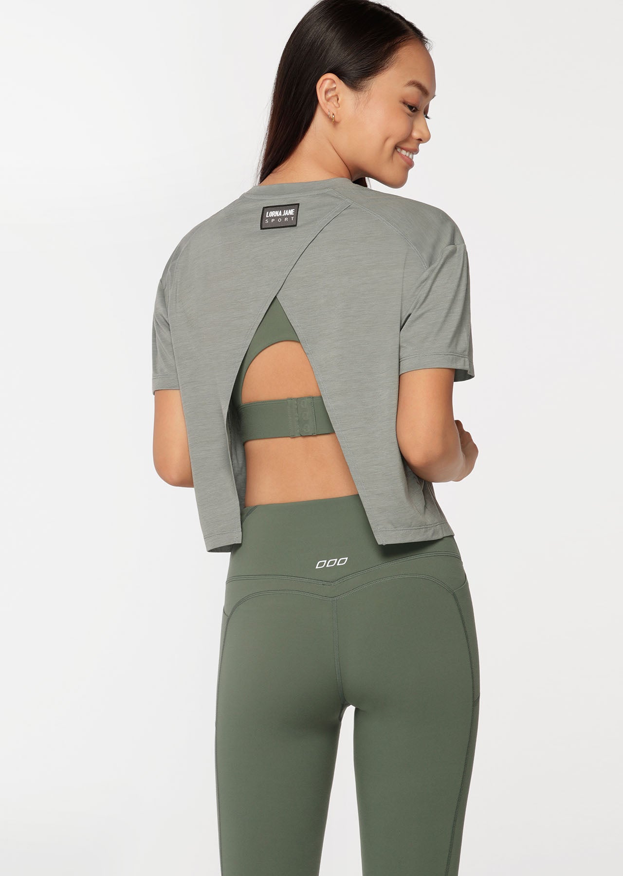 Lorna Jane Run It Active Tee - Leaf