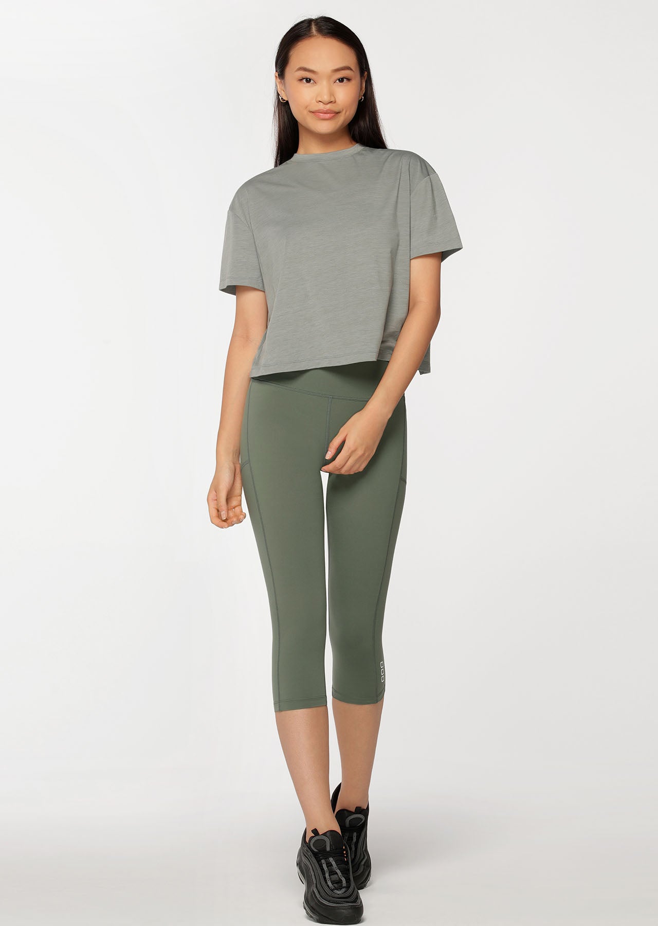 Lorna Jane Run It Active Tee - Leaf