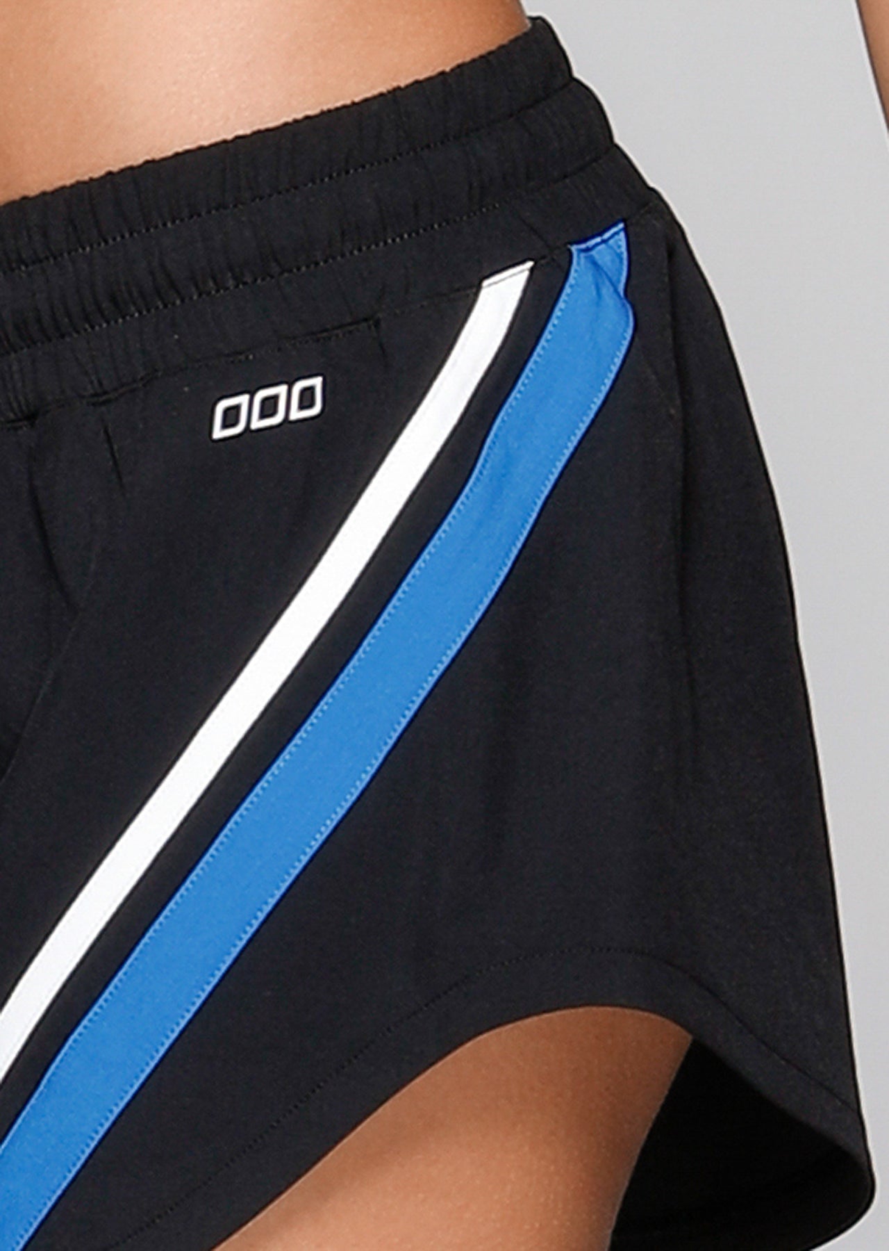 Lorna Jane Run Track Rugby Shorts - Black