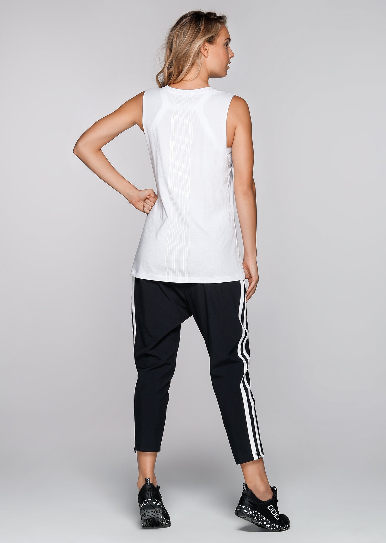 Lorna Jane Run Track Tank - White