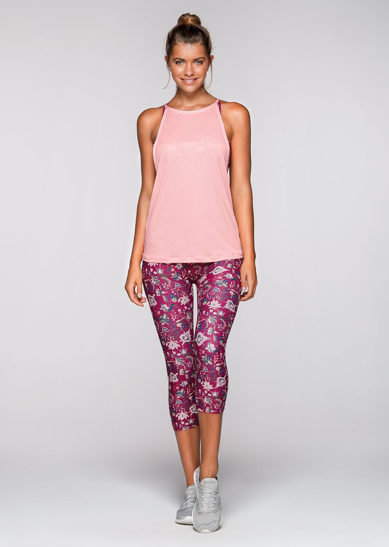 Lorna Jane Runaway Excel Mesh Tank - Blushed Pink