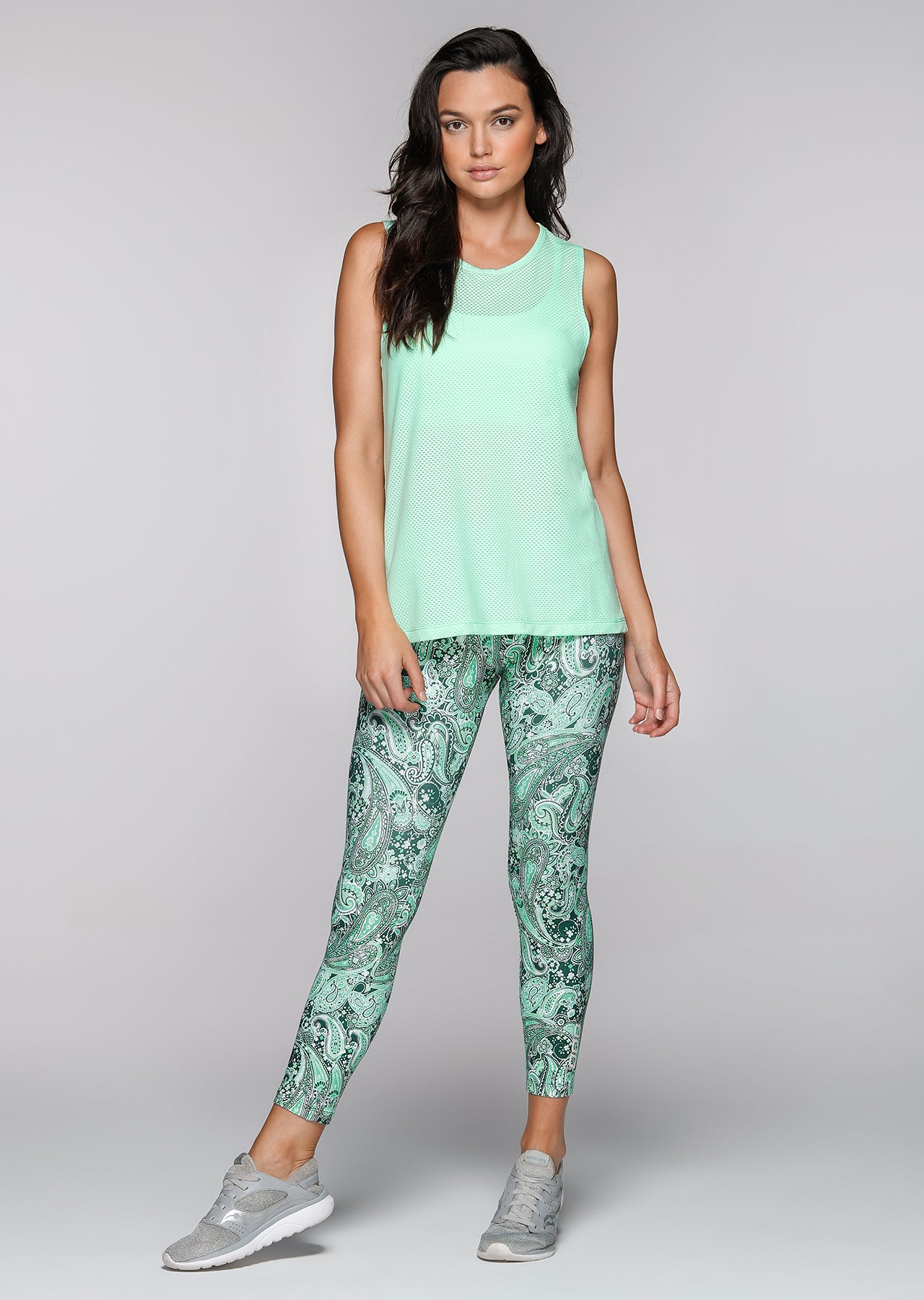 Lorna Jane Rush Active Tank - Peppermint