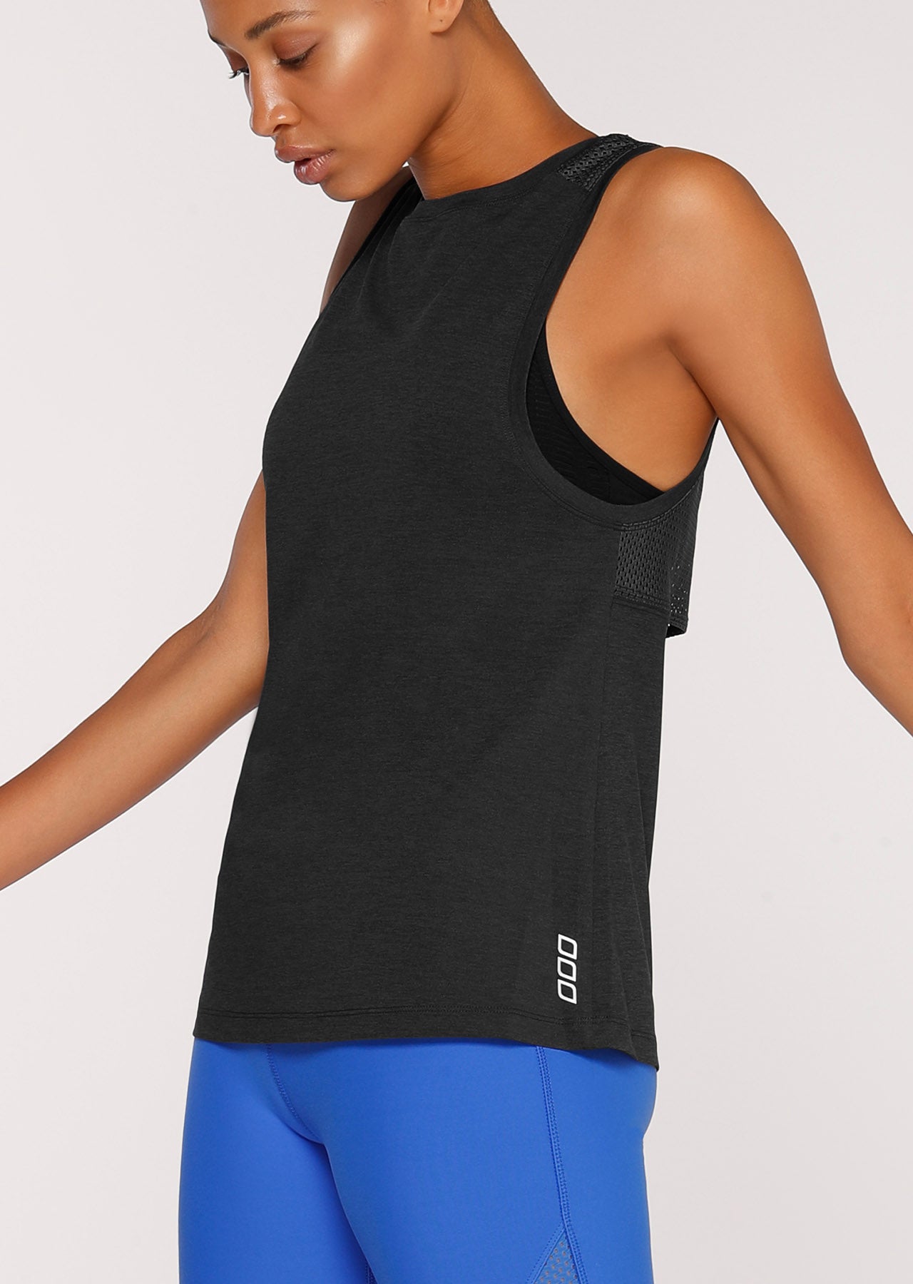 Lorna Jane Ryder Active Tank - Black Marl