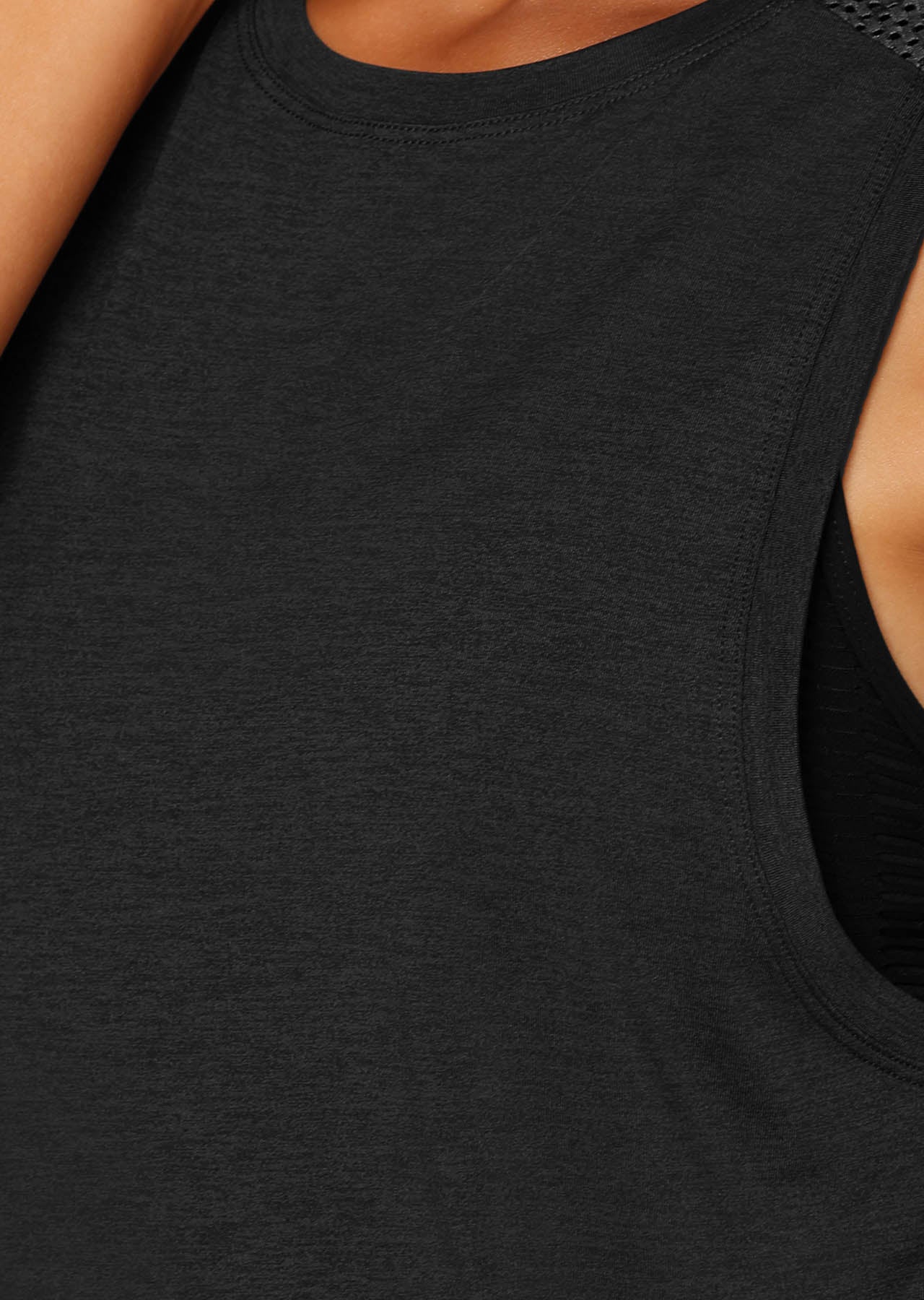 Lorna Jane Ryder Active Tank - Black Marl