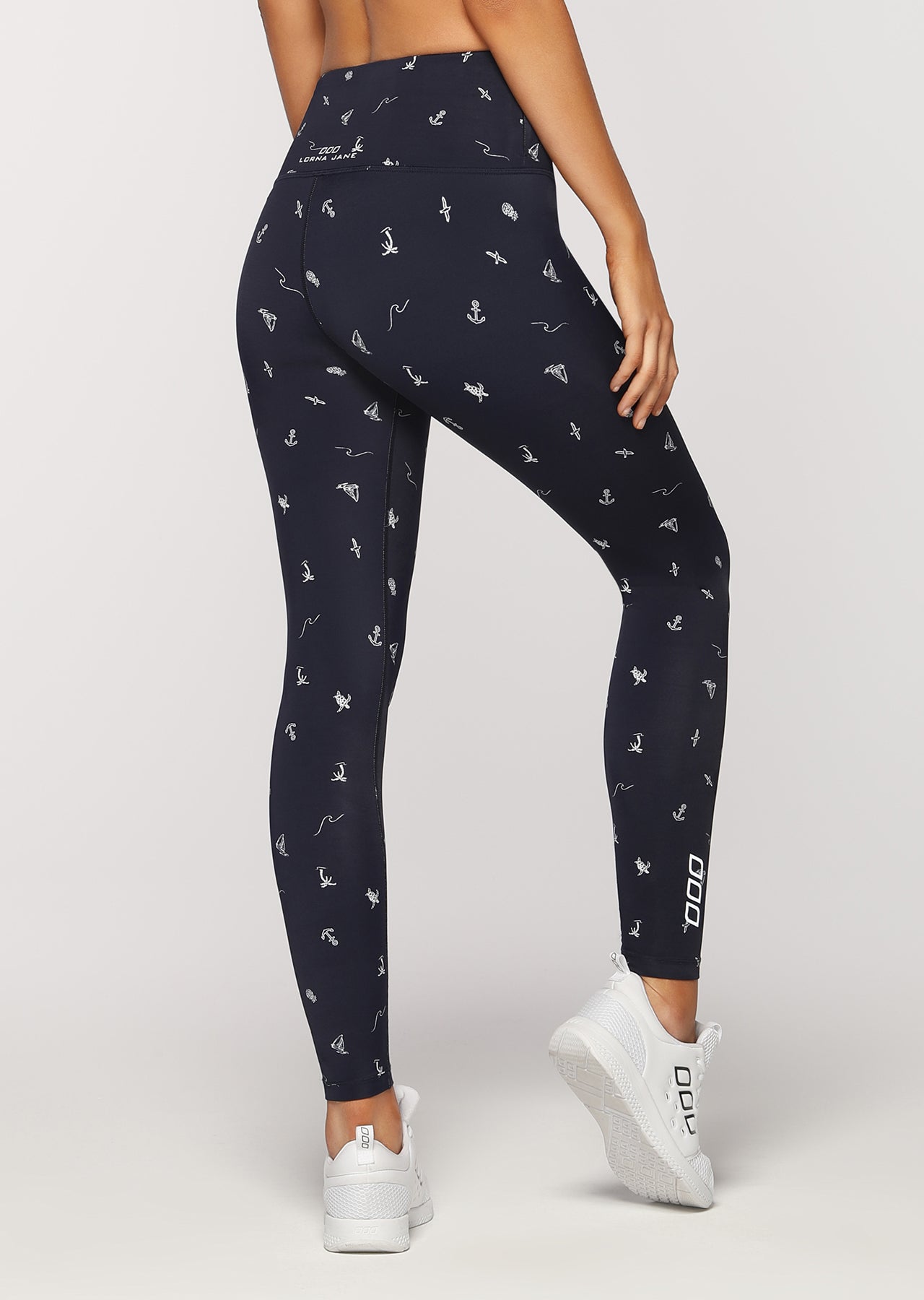 Lorna Jane Sail Away Core F/L Tight - Sail Away Print