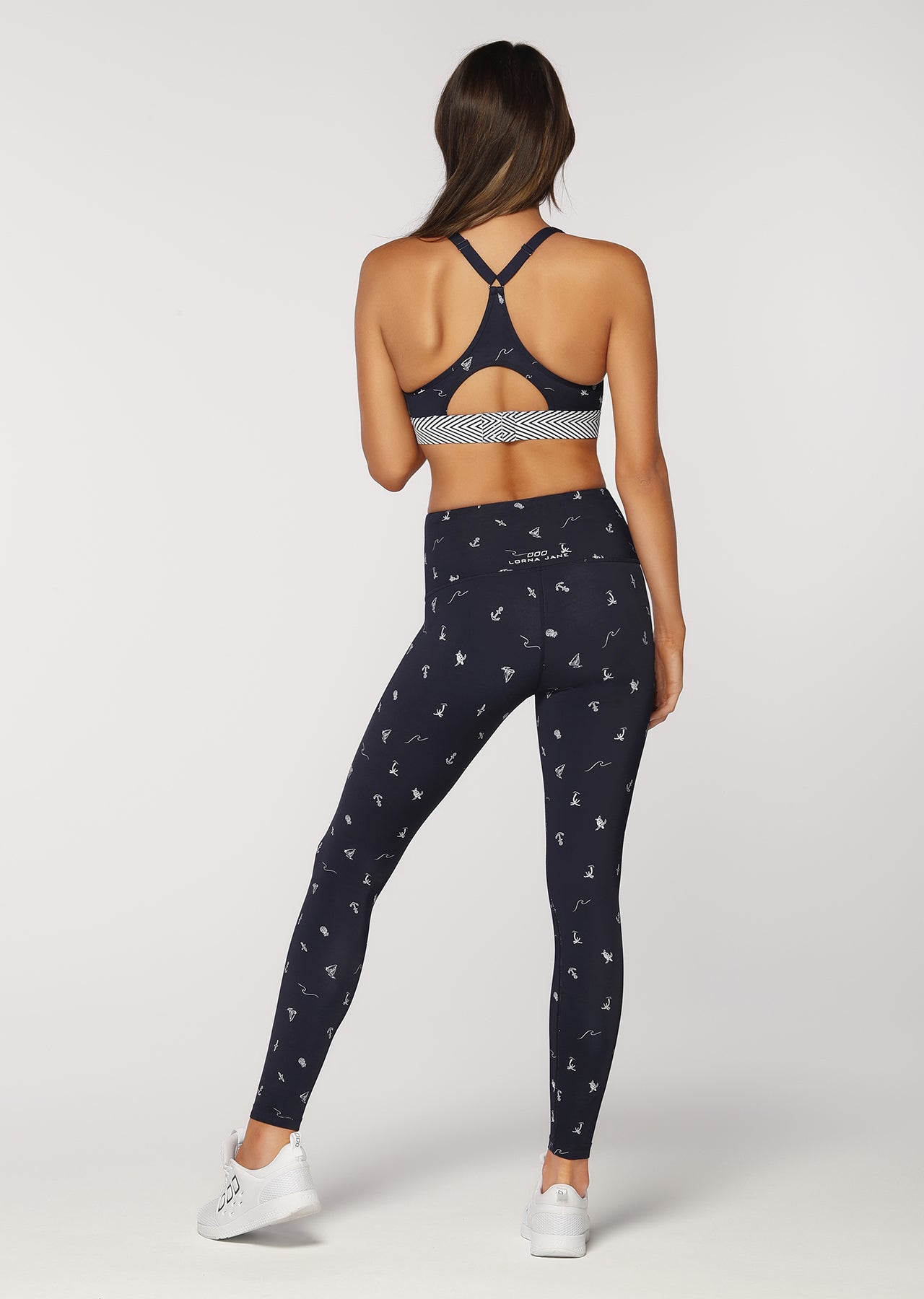 Lorna Jane Sail Away Sports Bra - Sail Away Print