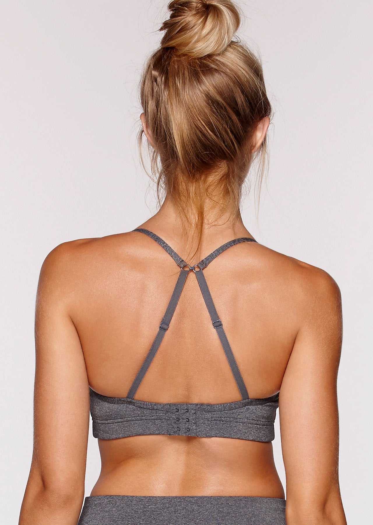 Lorna Jane Sammy Sports Bra - Char Marl