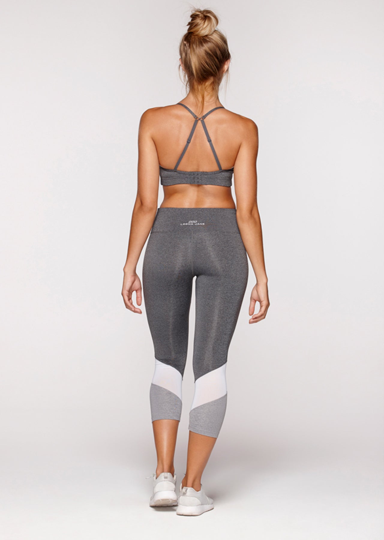 Lorna Jane Sammy Sports Bra - Char Marl