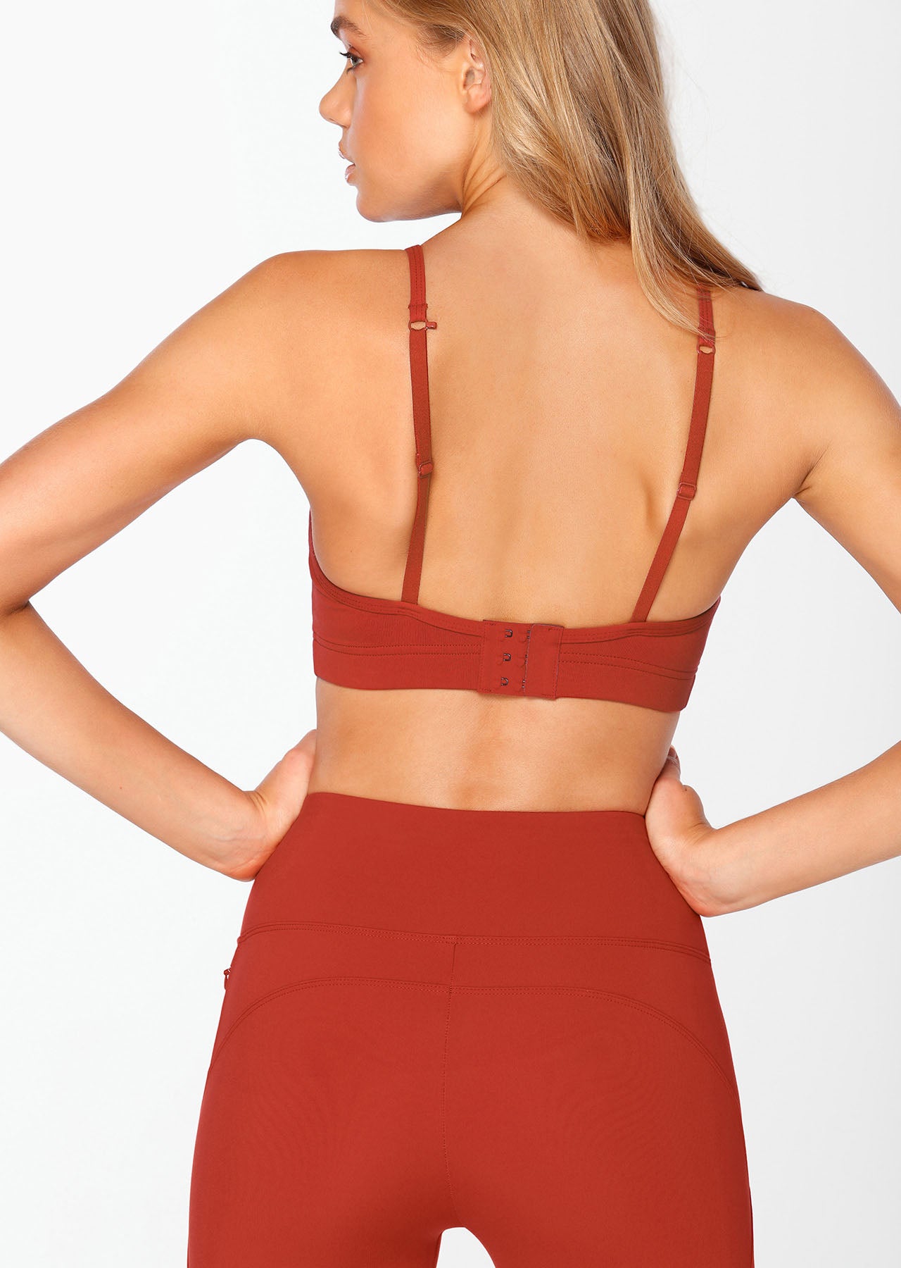 Lorna Jane Sammy Sports Bra - Dark Copper