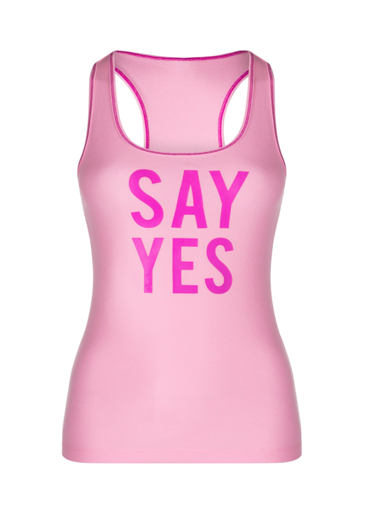 Lorna Jane Say Yes Tank - Pale Fairy Floss