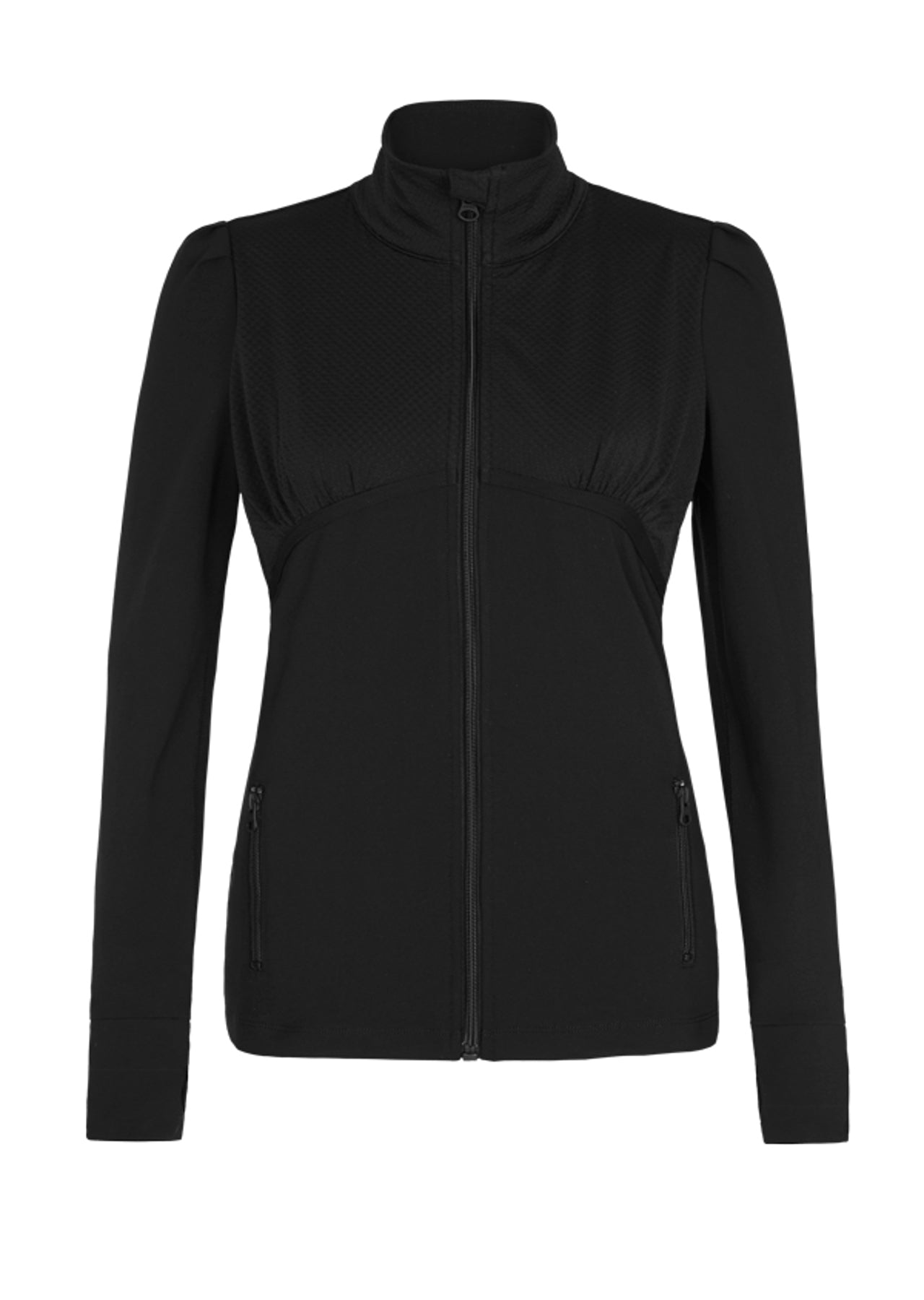Lorna Jane Saya Excel Zip Through - Black