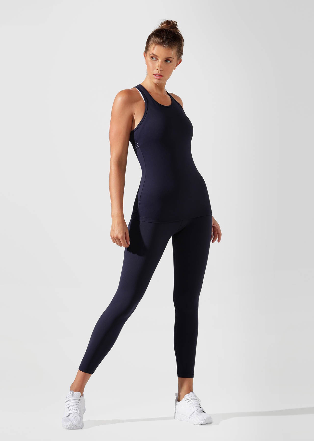 Lorna Jane Sculpt Active Workout Tank - French Navy