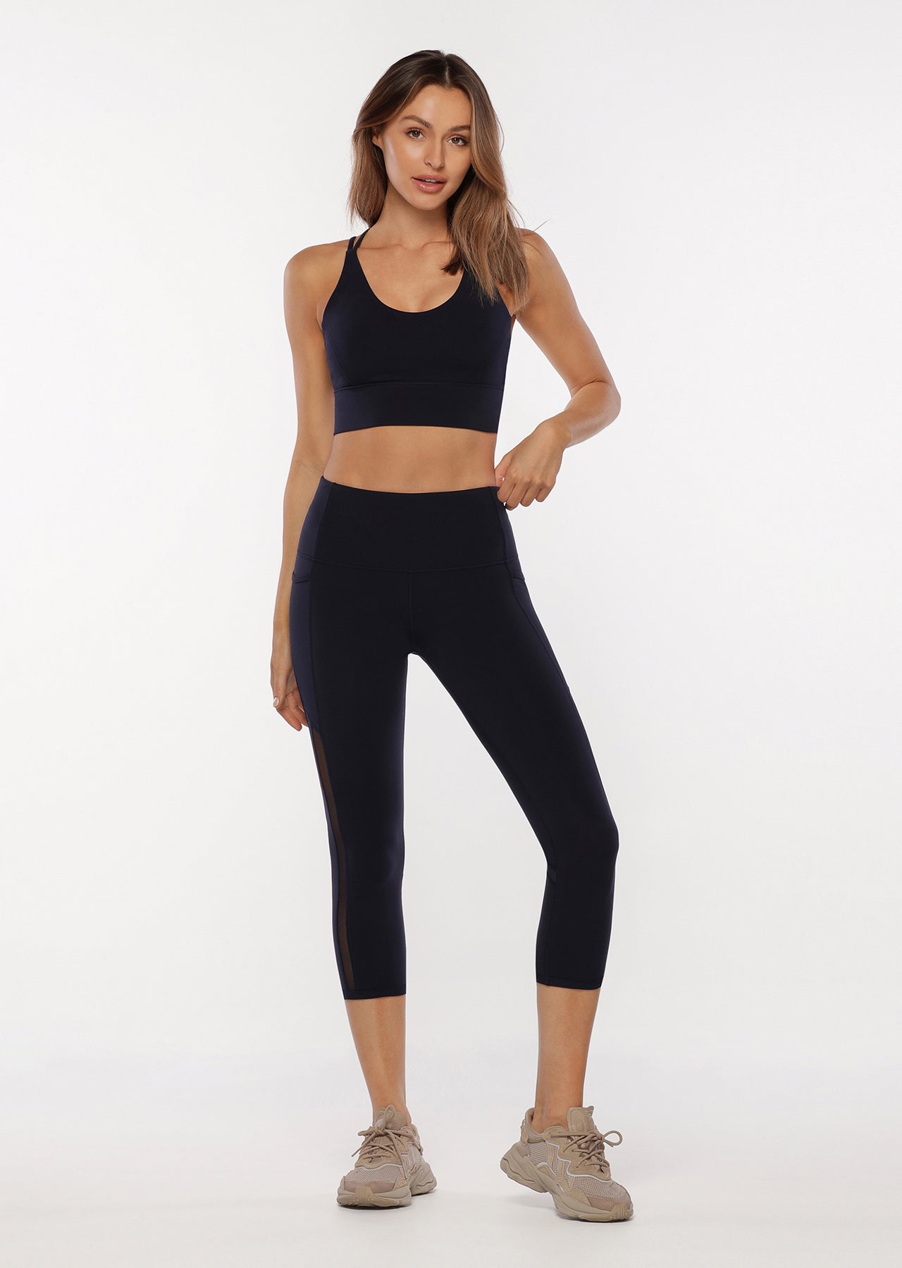 Lorna Jane Sculpt Core 7/8 Leggings - French Navy