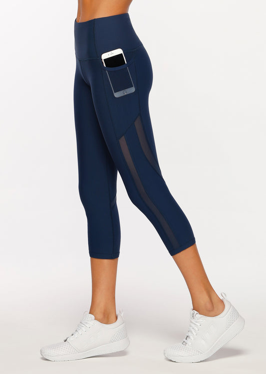Lorna Jane Sculpt Core 7/8 Tight - Imperial Blue