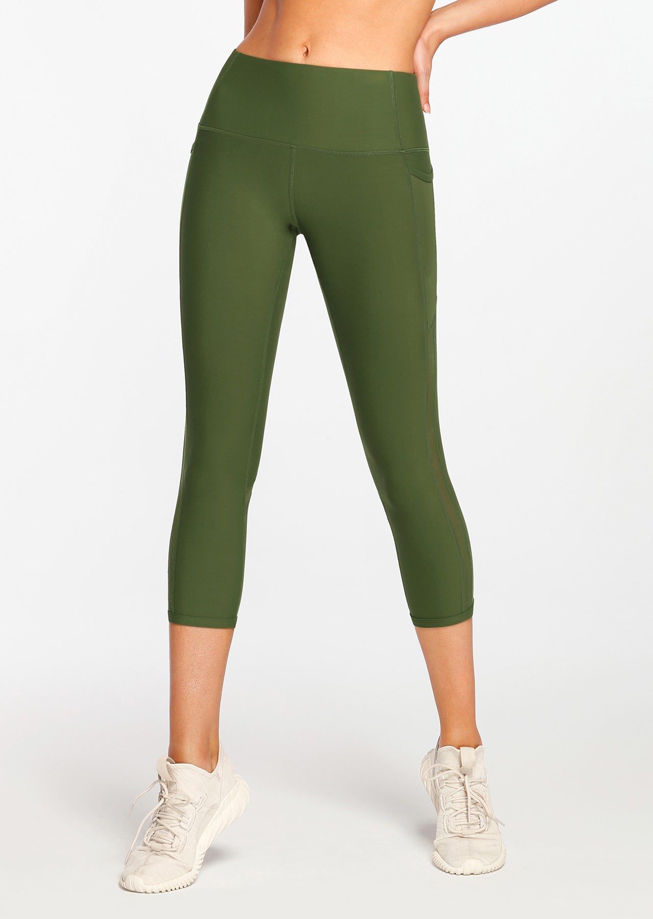 Lorna Jane Sculpt Core 7/8 Tight - Army Green