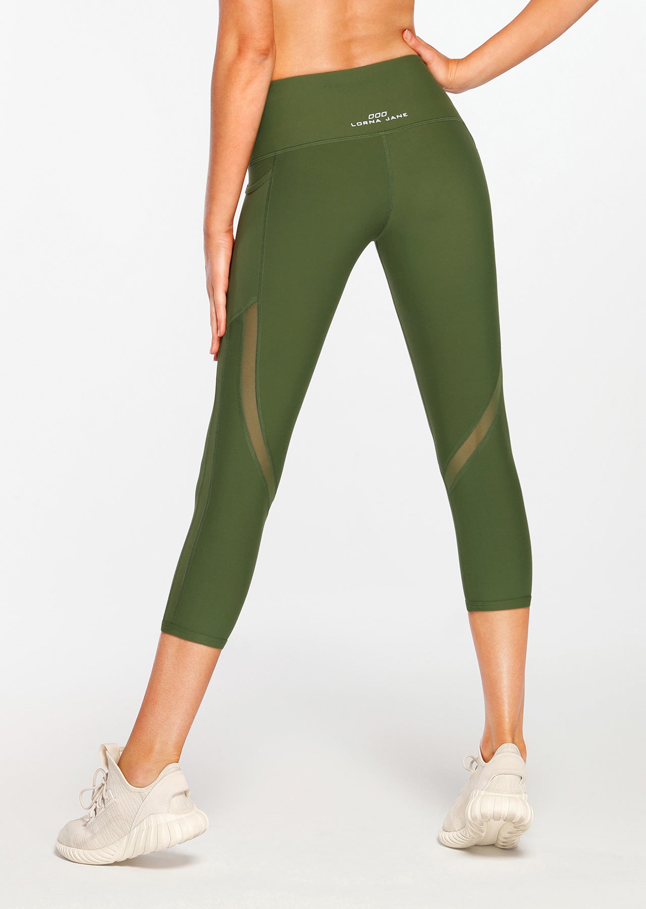 Lorna Jane Sculpt Core 7/8 Tight - Army Green