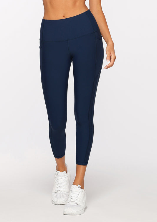 Lorna Jane Sculpt Core Ankle Biter Tight - Imperial Blue