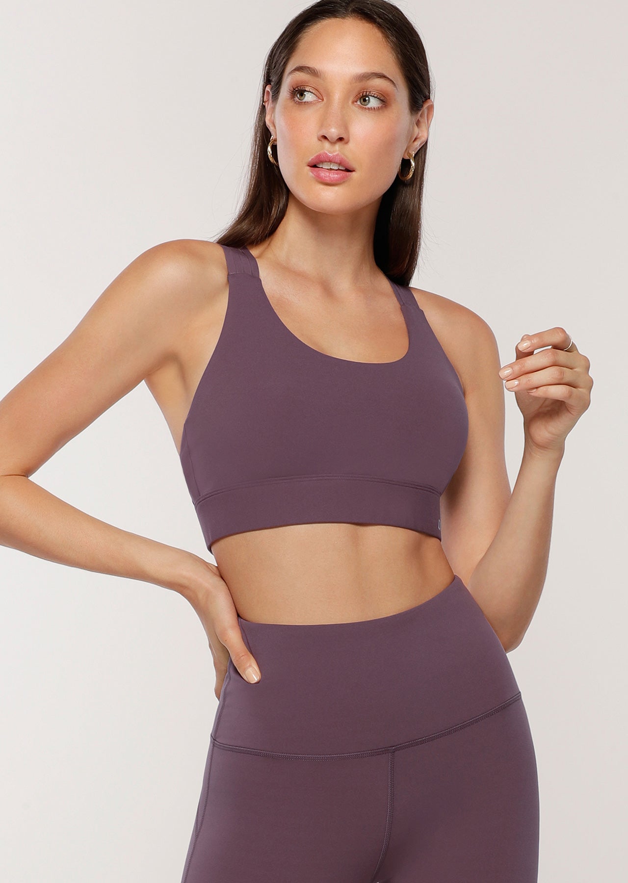 Lorna Jane Sculpted Sports Bra - Soft Violet