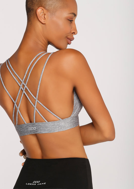 Lorna Jane Second Skin Bralette - Mid Grey Marl