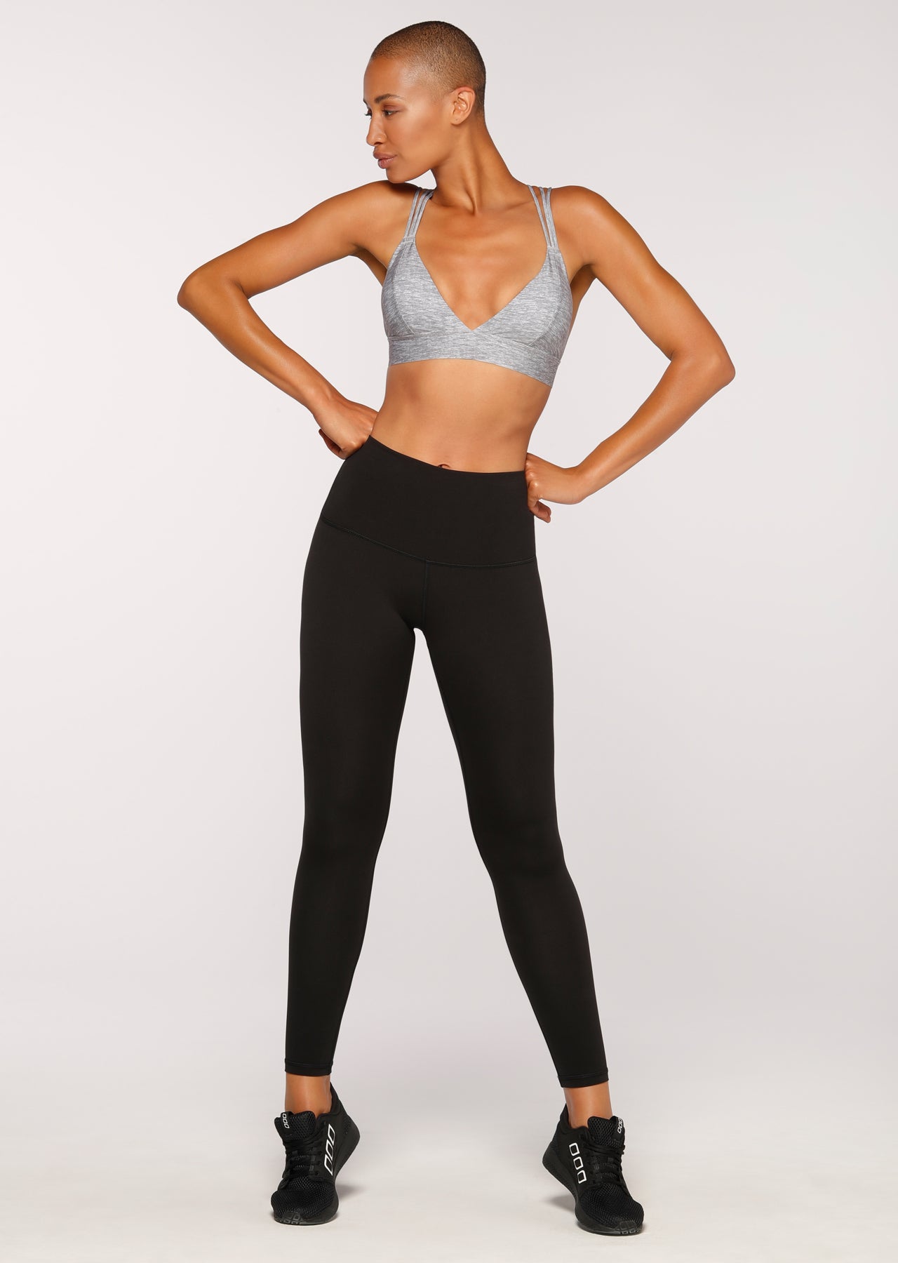 Lorna Jane Second Skin Bralette - Mid Grey Marl