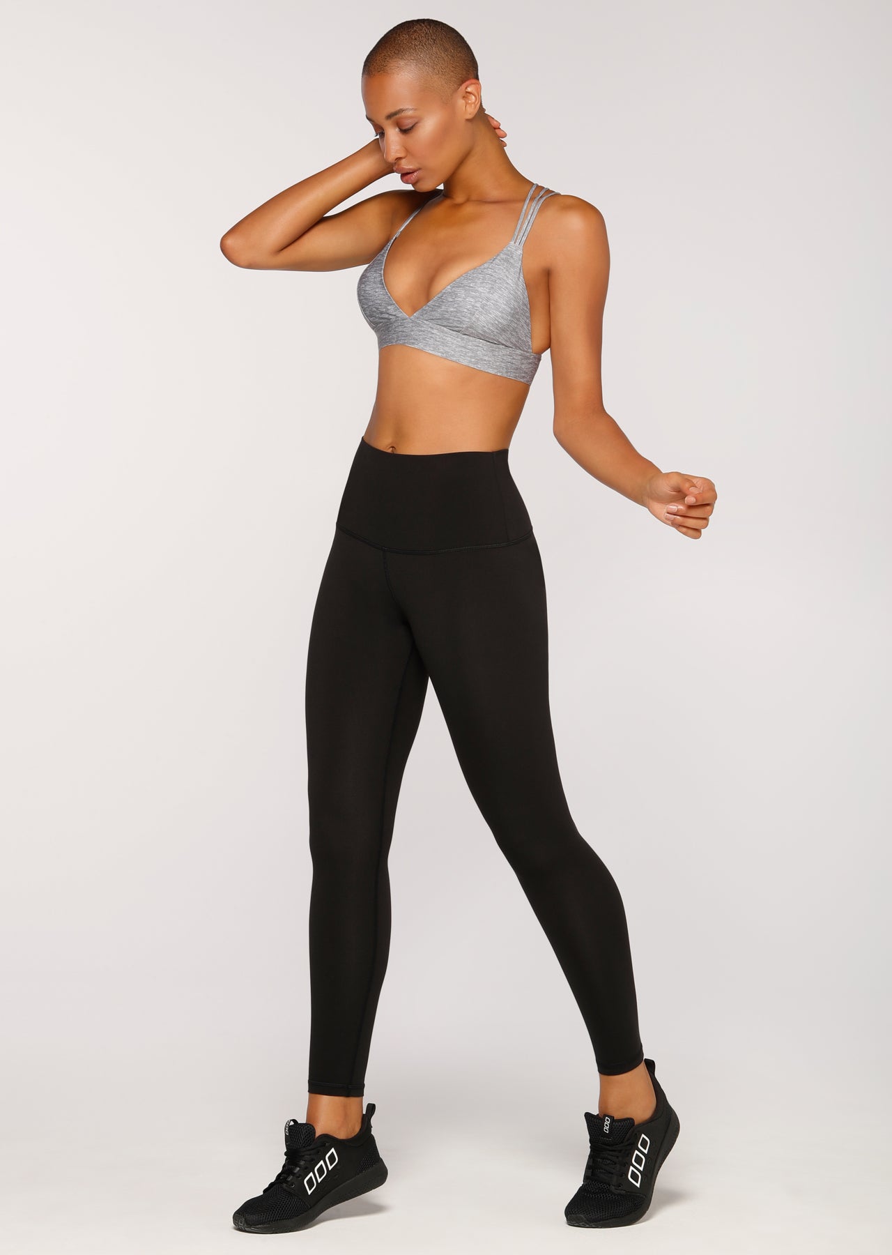 Lorna Jane Second Skin Bralette - Mid Grey Marl