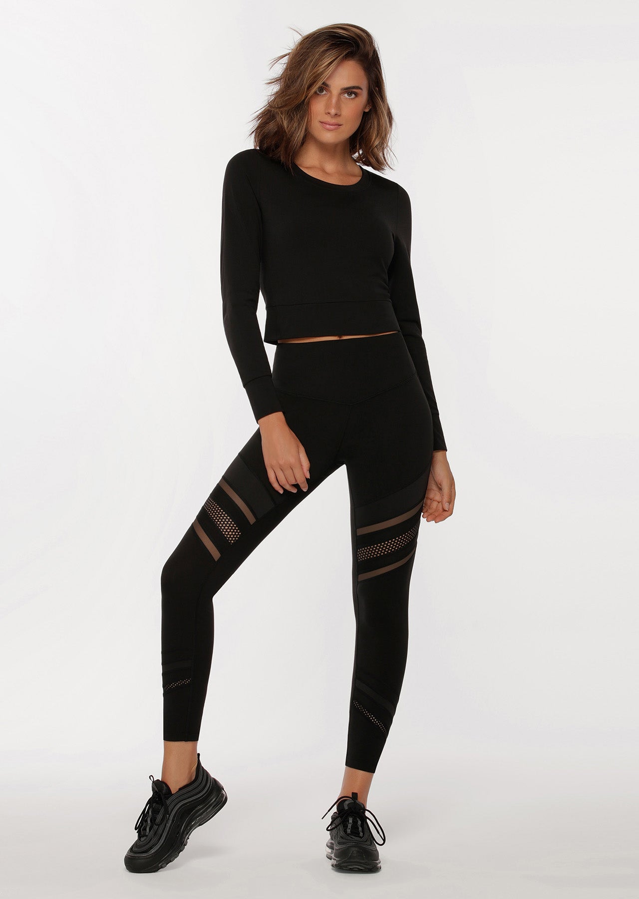 Lorna Jane Second Skin Long Sleeve Active Top - Black