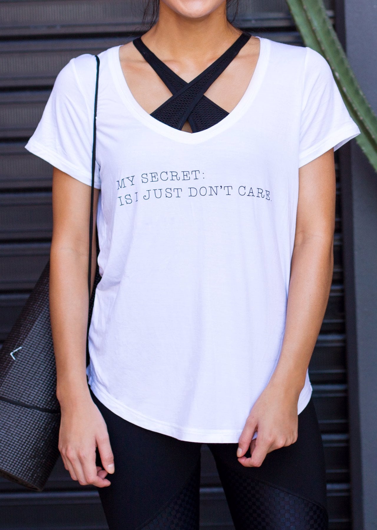 Lorna Jane Secret S/Slv T-Shirt - White
