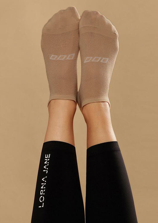 Lorna Jane Secret Socks - Biscuit