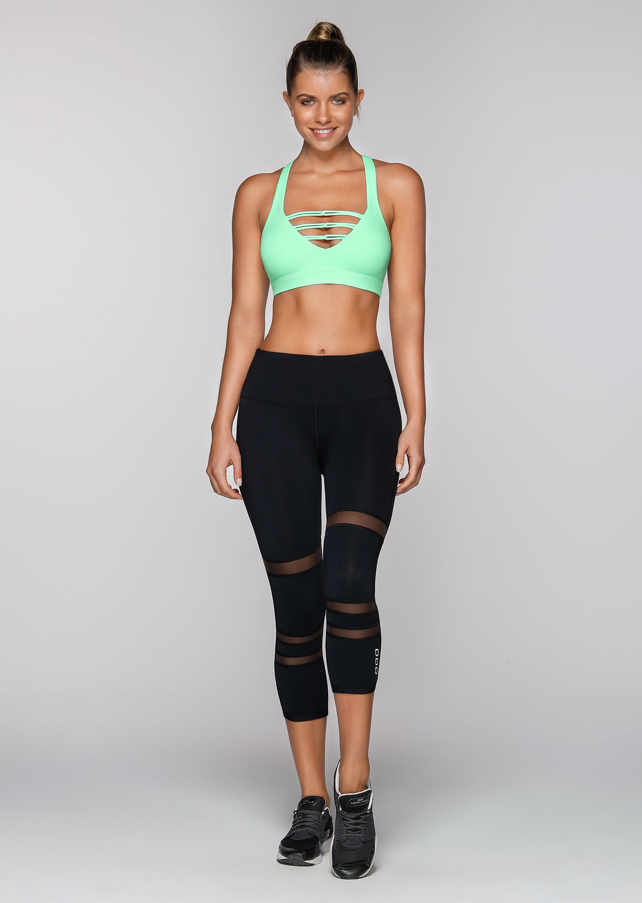 Lorna Jane Seeker Sports Bra - Peppermint