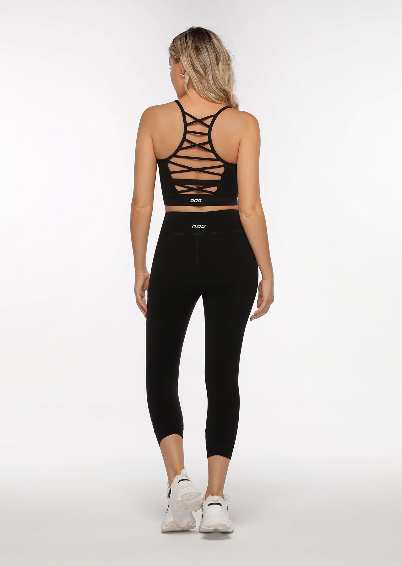 Lorna Jane Selena Tank Bra Combo - Black