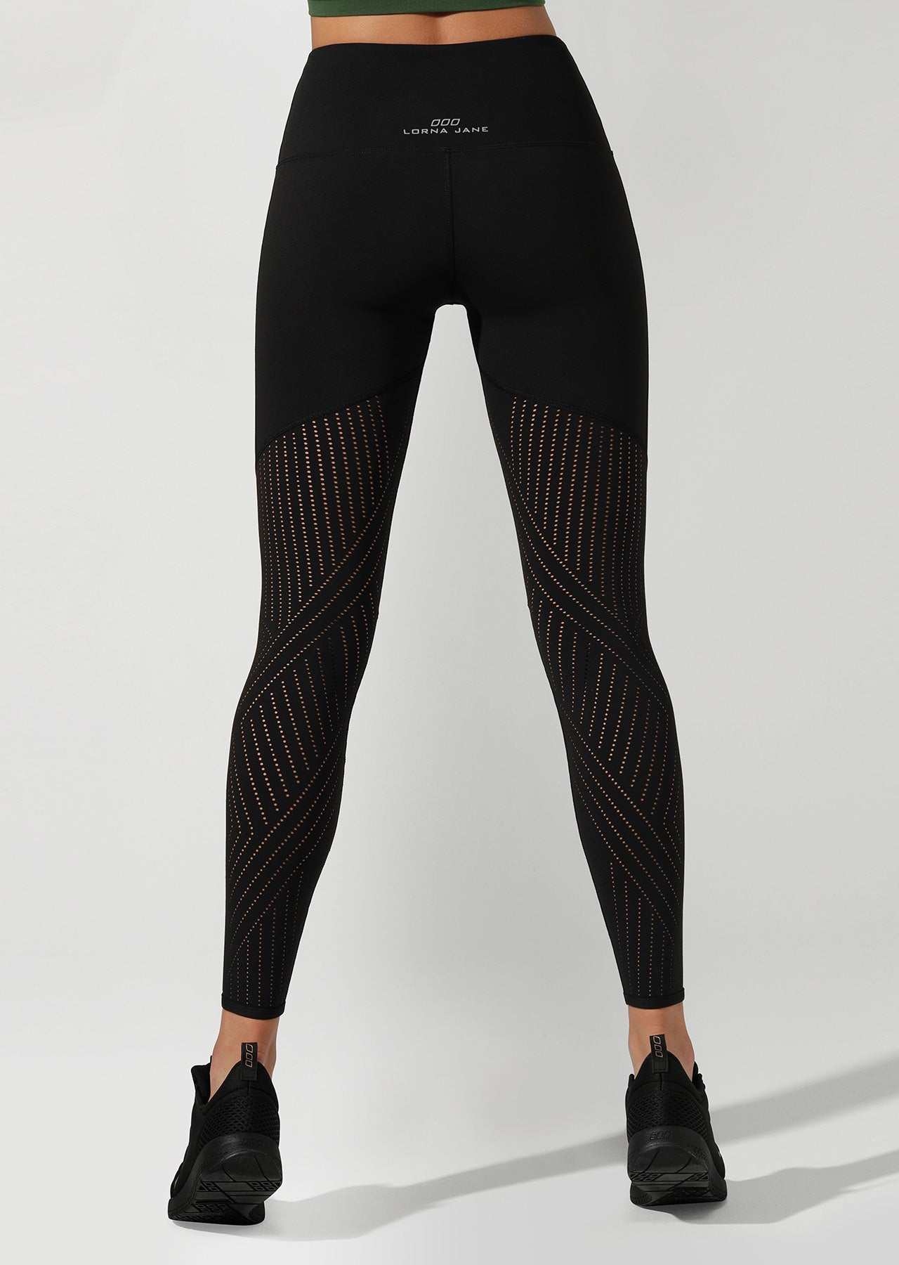 Lorna Jane Serenity Booty Support Full Length Tight - Black