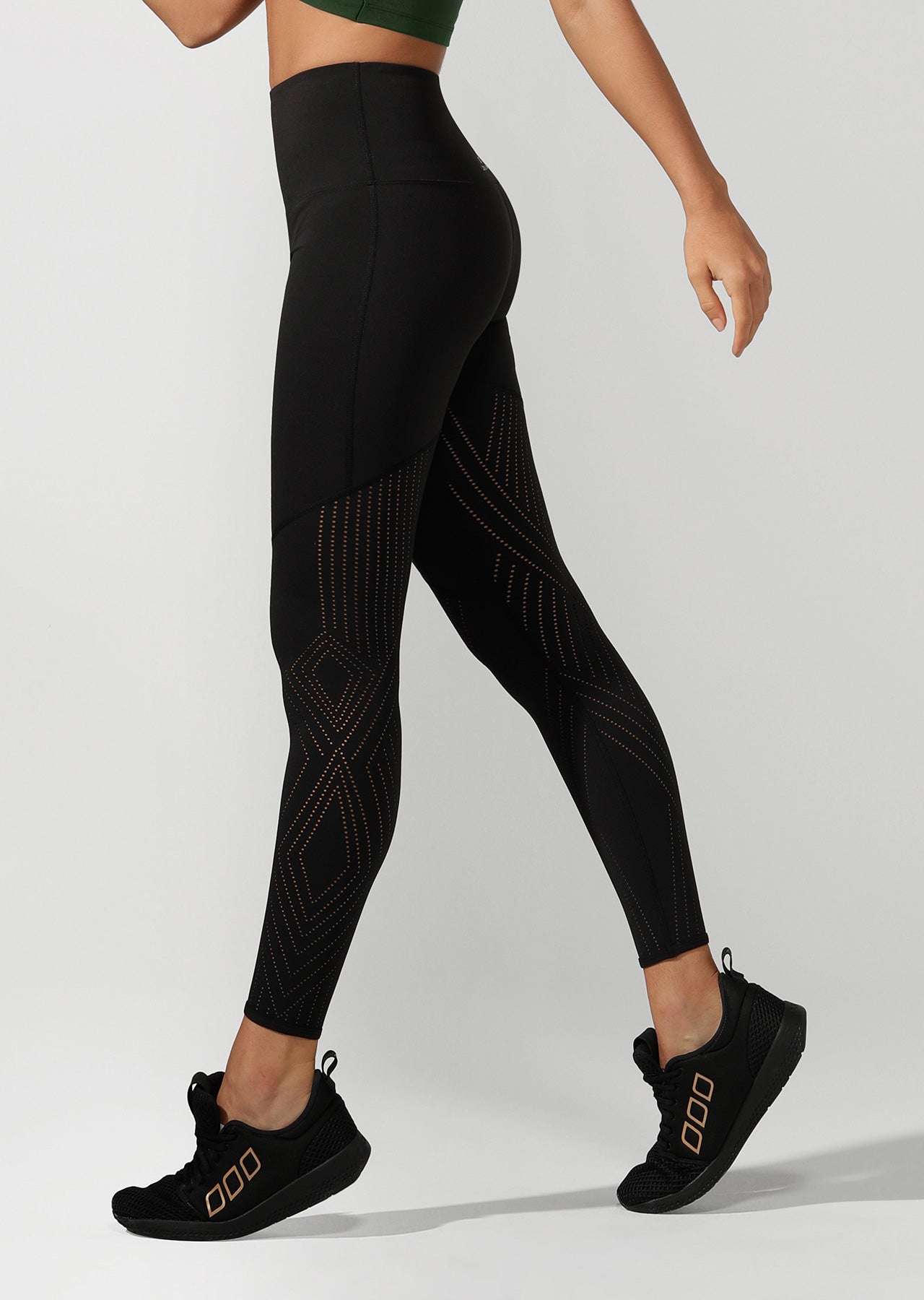 Lorna Jane Serenity Booty Support Full Length Tight - Black