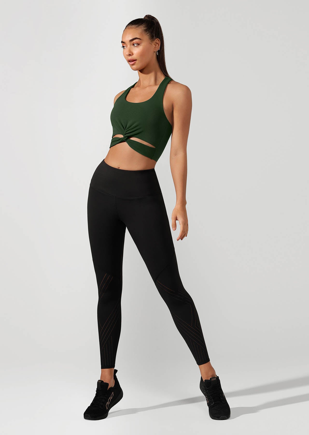 Lorna Jane Serenity Booty Support Full Length Tight - Black