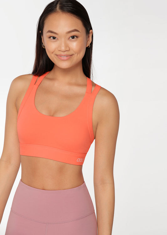 Lorna Jane Shape Up Max Support Bra - Satsuma