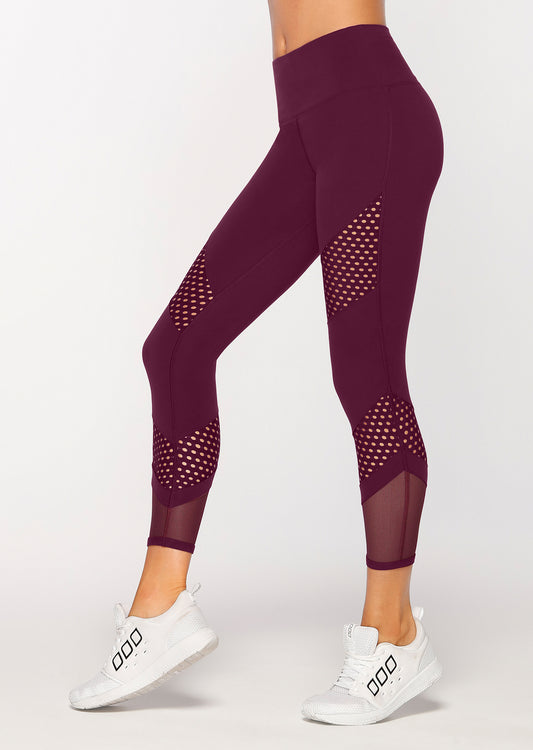 Lorna Jane Shimmer A/B Tight - Dark Grape