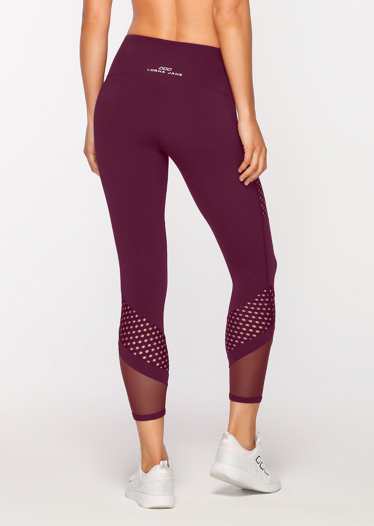Lorna Jane Shimmer A/B Tight - Dark Grape