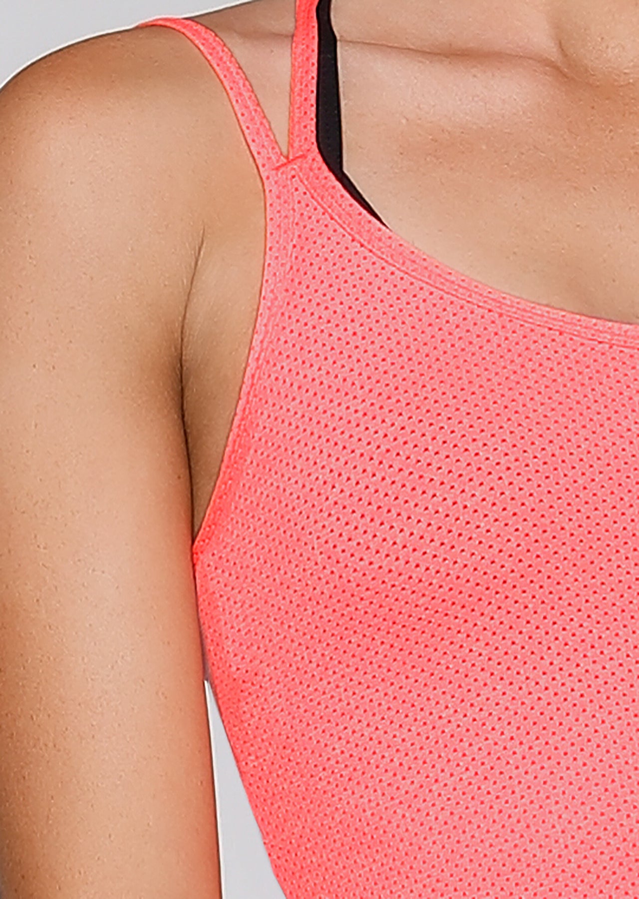 Lorna Jane Show Some Detail Excel Tank - Neon Melon Marl