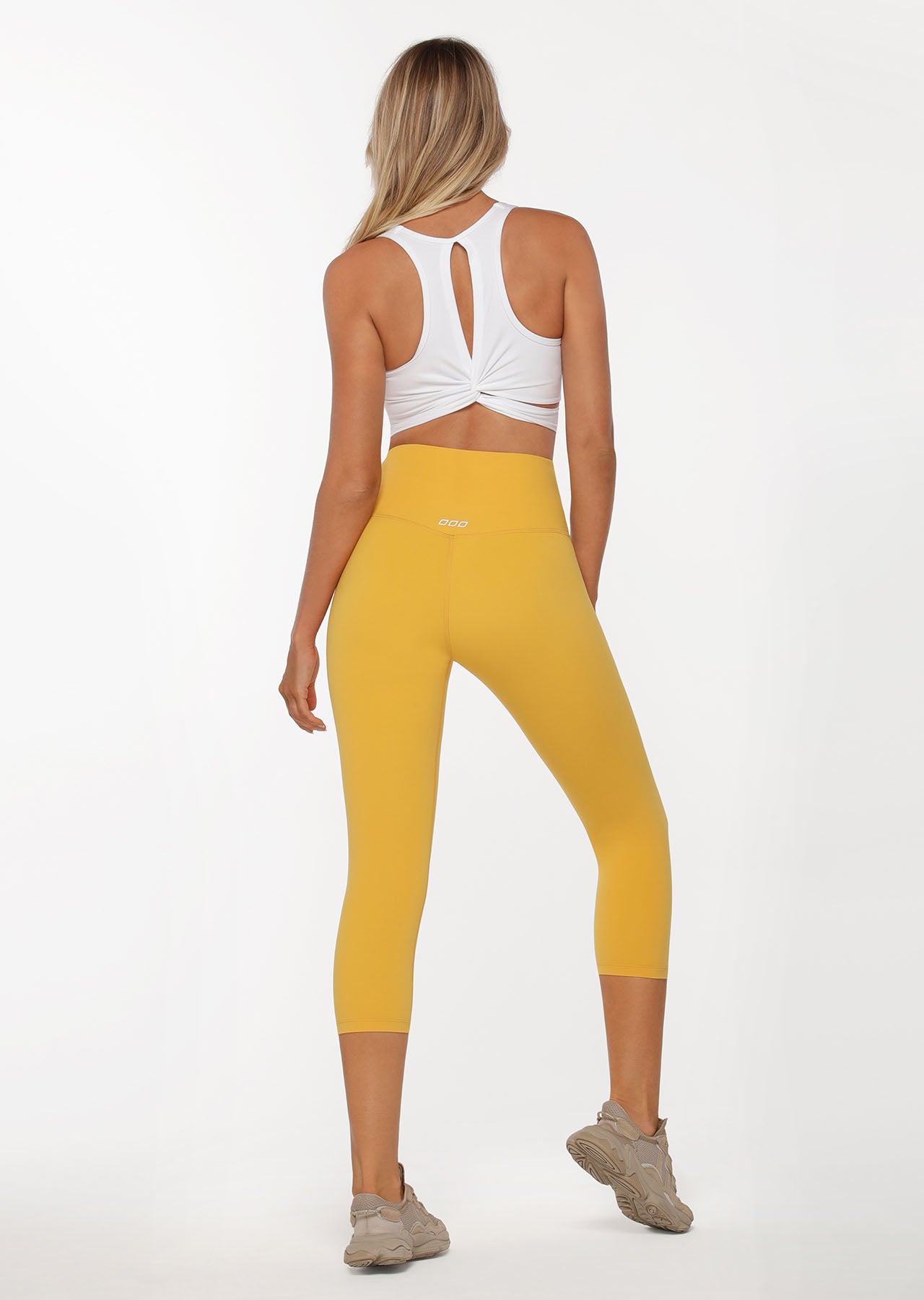 Lorna Jane Side Line Active Bra Tank Combo - White